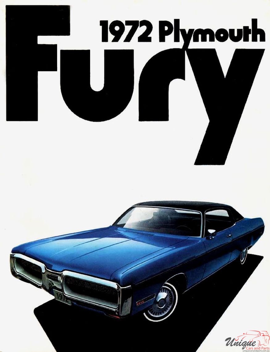 1972 Plymouth Fury Brochure